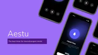 Aestu: Il Timer Liquido per l'ADHD e la Neurodivergenza